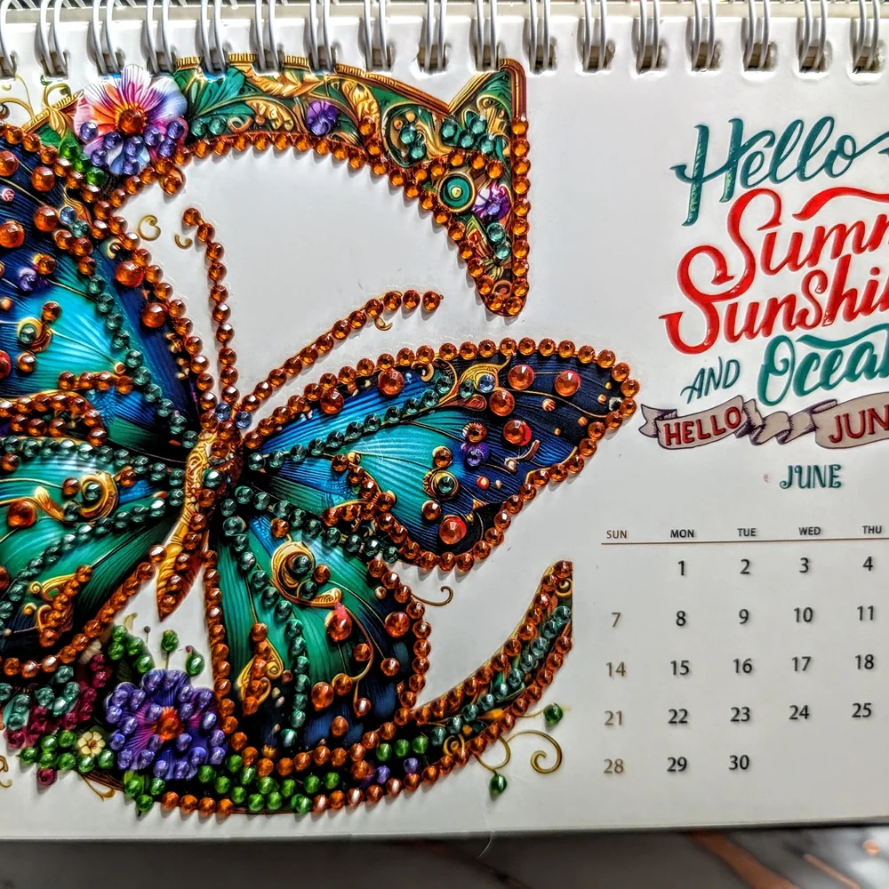 ✨ Grace Through the Seasons™ Diamond Art Desk Calendar ✨
